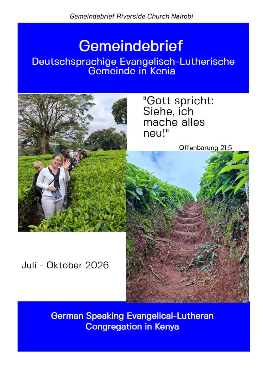 Gemeindebrief Juli – Oktober 2026